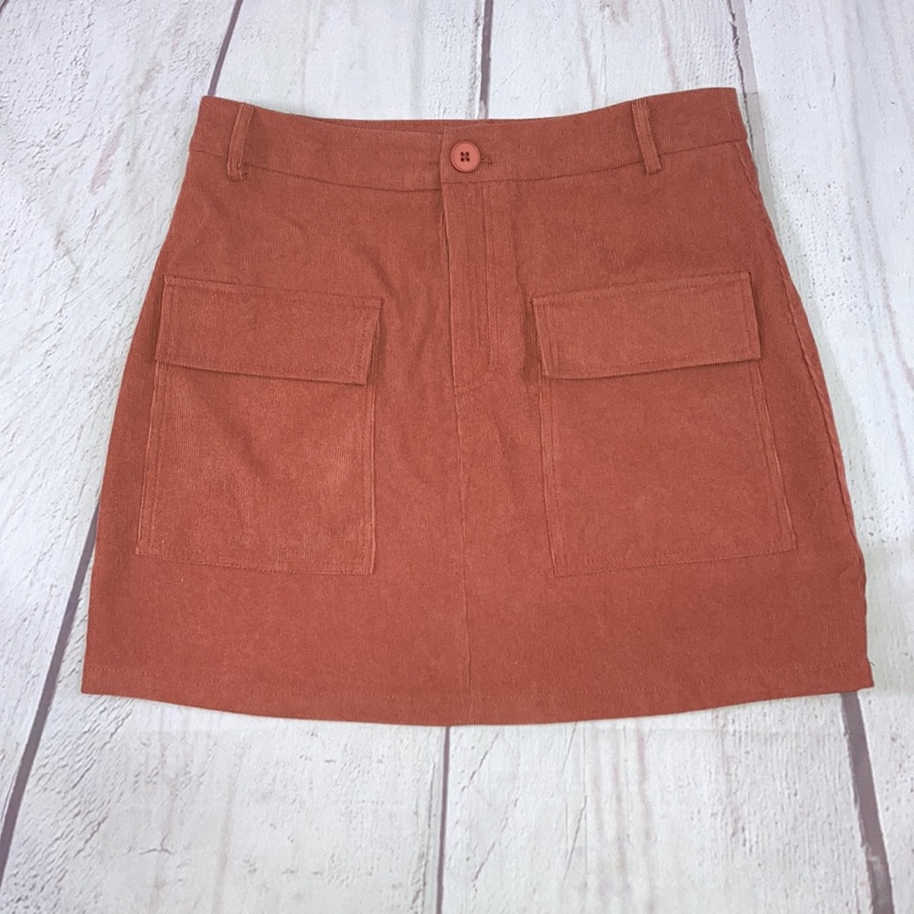 Corduroy Mini Skirt